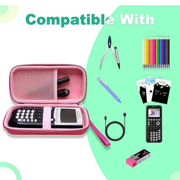 Texas Instruments Pink Calculator Case - Picture 2 of 5